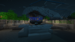 MCParksTRONSign.png: Infobox image for Tron Lightcycle / Run the infobox attraction.